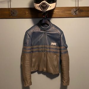 Vintage FOX Motorcycle Leather Jacket